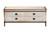 Baxton Studio Heaton Vintage Weathered White Canvas 4-Drawer Storage Bench JY24A052-White/Canvas-Bench By Wholesale Interiors