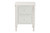 Baxton Studio Malinda Classic White Wood 2-Drawer End Table With Spindle Legs JY24A172-Off White/Wooden-End Table By Wholesale Interiors