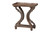 Baxton Studio Yannick French Country Antique Brown Wood End Table JY24A182-Brown-ET By Wholesale Interiors