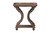 Baxton Studio Yannick French Country Antique Brown Wood End Table JY24A182-Brown-ET By Wholesale Interiors