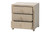 Bali & Pari Quinn Bohemian Woven Natural Grasscloth 3-Drawer Nightstand Quinn-Natural Woven Grasscloth-3DR-NS By Wholesale Interiors