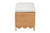 Bali & Pari Teresa Bohemian Light Honey Scalloped Rattan Ottoman Bench Teresa-Rectangle-Light Honey/Rattan Cushioned-Ottoman By Wholesale Interiors