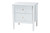 Baxton Studio Lucera Mid-Century White Full Size 5-Piece Bobbin Bedroom Set MG0110-4-White-Full 5PC Bedroom Set By Wholesale Interiors