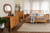 Baxton Studio Lucera Mid Century Oak Brown Queen Size 5 Piece Bobbin Bedroom Set Mg0110 4 Nt Oak Queen 5Pc Bedroom Set By Wholesale Interiors