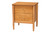 Baxton Studio Lucera Mid-Century Oak Brown Queen Size 5-Piece Bobbin Bedroom Set MG0110-4-NT Oak-Queen 5PC Bedroom Set By Wholesale Interiors