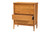 Baxton Studio Lucera Mid-Century Oak Brown Bobbin Wood 4-Drawer Chest MG9011-NT Oak-4DW-Chest By Wholesale Interiors