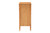 Baxton Studio Lucera Mid-Century Oak Brown Bobbin Wood 4-Drawer Chest MG9011-NT Oak-4DW-Chest By Wholesale Interiors