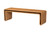 Bali & Pari Nevada Bohemian Light Honey Rattan Accent Bench Nevada-Light Honey Rattan-Bench By Wholesale Interiors