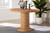 Bali Pari Farrow Bohemian Braided Light Honey Rattan Dining Table Braided Light Honey Rattan Mahogany Dt By Wholesale Interiors