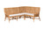 Bali & Pari Baako Bohemian Light Honey Rattan 2-Piece Dining Nook Bench Set Baako-Light Honey Rattan-2PC Bench Set By Wholesale Interiors