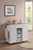 Baxton Studio Meryland White Modern Kitchen Island Cart Rt210 Occ New By Wholesale Interiors