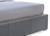 Baxton Studio Sarter Contemporary Grid-Tufted Grey Fabric Upholstered Storage King-Size Bed With 2-Drawer CF8498-King-Grey By Wholesale Interiors