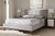 Baxton Studio Valencia Mid Century Modern Greyish Beige Fabric King Size Platform Bed Bbt6662 Greyish Beige King By Wholesale Interiors