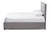 Baxton Studio Tibault Modern And Contemporary Grey Fabric Upholstered Queen Size Storage Bed WA8028-Gray-Queen By Wholesale Interiors