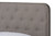 Baxton Studio Annalisa Modern Transitional Grey Fabric Upholstered Button Tufted King Size Panel Bed Annalisa-Grey-King By Wholesale Interiors