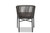 Baxton Studio Marcus Modern And Contemporary Grey Finished Rope And Metal Outdoor Dining Chair WA-5144-Grey-DC By Wholesale Interiors