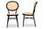 Baxton Studio Thalia Mid-Century Modern Dark Brown Finished Metal And Synthetic Rattan 2-Piece Outdoor Dining Chair Set WA-33001-Natural/Dark Brown-DC By Wholesale Interiors