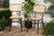 Baxton Studio Katina Mid Century Modern Dark Brown Finished Metal And Synthetic Rattan 2 Piece Outdoor Dining Chair Set Wa 33004 Natural Dark Brown Dc By Wholesale Interiors