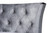 Baxton Studio Easton Contemporary Glam And Luxe Grey Velvet And Gold Metal Queen Size Panel Bed Easton-Grey Velvet-Queen By Wholesale Interiors