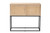 Baxton Studio Amelia Mid-Century Modern Transitional Natural Brown Finished Wood And Natural Rattan Sideboard Buffet LCF20003-Rattan/Metal-Sideboard By Wholesale Interiors