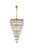 Elegant Lighting Pendant D32 H54 L41 Satin Gold 1060Sr32Sg