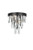 Elegant Lighting Wall Sconce W10 S6 3 H10 5 L2 Black 1060W10Bk