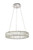 Elegant Lighting Monroe Integrated Led Chip Light Chrome Pendant Clear Royal Cut Crystal 3503D17C