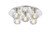 Elegant Lighting Graham 5 Light Ceiling Lamp In Chrome 3509F16C