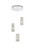 Elegant Lighting Aston Hang D16 H9 5 Led L3 15W Dim 3Cct Chrome 3680D3Rc