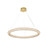 Elegant Lighting Bowen Hang D31 5 H2 5 Led 48W Dim 3Cct Satin Gold 3800D31Sg