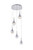 Elegant Lighting Amherst Collection Led 5 Light Chandelier 15In X 9In Chrome Finish 3805D14C