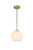 Living District Baxter Hang D7 9 H8 L1 Satin Gold W Ld2207Sg