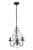 Living District Blaise Collection Pendant D15 H20 Lt 3 Oil Rubbed Bronze Finish Ld5003D15Orb