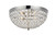 Living District Taye Collection Flushmount D13 5 H6 3 Lt 3 Chrome Finish Ld5012F13C
