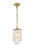 Living District Selene 1 Light Brass Pendant Ld5050D6Br
