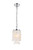 Living District Selene 1 Light Chrome Pendant Ld5050D6C