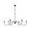 Living District Rohan 54 Inch Chandelier In Matte Black Ld5056D54Mb