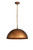 Living District Merce Collection Pendant D20 H12 75 Lt 1 Manual Brass Finish Ld6013D20Br