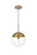 Living District Eclipse Hang D10 H11 L1 Satin Gold Cl Ld6033Sg