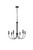 Living District Brielle 6 Lights Pendant In Black Ld7040D26Bk
