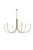 Living District Layne 55 Inch Chandelier In Gold Ld722D55Sg
