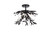 Living District Priscilla 18 5 Inch Flush Mount In Black Ld810F19Bk