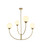 Living District Nyomi 36 Inch Chandelier In Satin Gold Ld814D36Sg