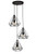 Living District Jago Collection Pendant D18 1 H24 3 Lt 3 Black Finish Ldpd2091
