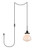 Living District Lyle 1 Light Black And Frosted White Glass Plug In Pendant Ldpg6255Bk