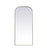Kitchen And Bath Metal Frame Arch Full Length Mirror 32X76 Inch In Brass Mr1Fl3276Brs