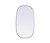 Kitchen And Bath Metal Frame Oval Mirror 20X36 Inch In Silver Mr2B2036Sil