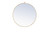 Kitchen And Bath Metal Frame Round Mirror With Decorative Hook 32 Inch Brass Finish Mr4058Br