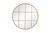 Elegant Decor Metal Windowpane Mirror 42 Inch X 42 Inch In Brass Mr634242Br