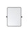 Kitchen And Bath Soft Corner Pivot Mirror 24X32 Inch In Black Mr6A2432Blk